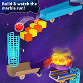 Skillmatics Marble Run STEM Building & Construction Kit for Kids Ages 8+